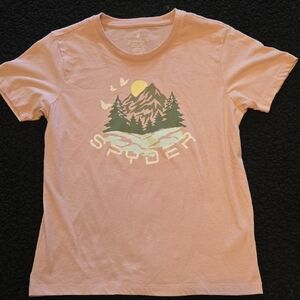 Spyder Brand Pink Graphic T-Shirt